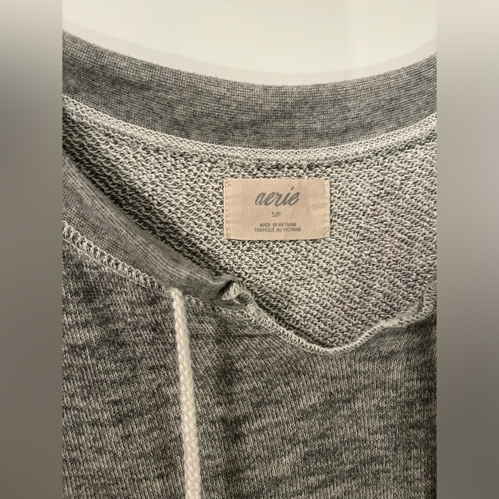 Aerie Drawstring Pullover- Small - Picture 2 of 4